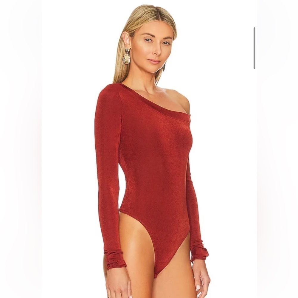 Free People Off shoulder That’s Hot Bodysuit. - Picture 2 of 13